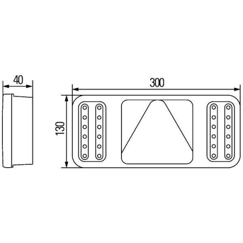 HELLA Heckleuchte 2VP 345 900-011