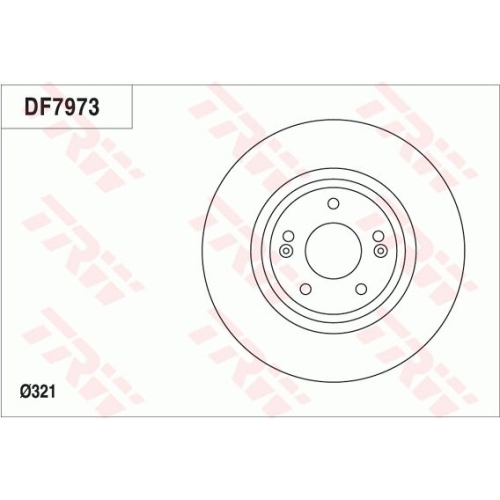 TRW Bremsscheibe DF7973