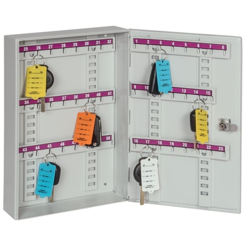 Sicherheits-Schl&uuml;sselschr&auml;nke, Wandmontage, Grau 250 x 170 x 50 mm 22 Schl&uuml;ssel