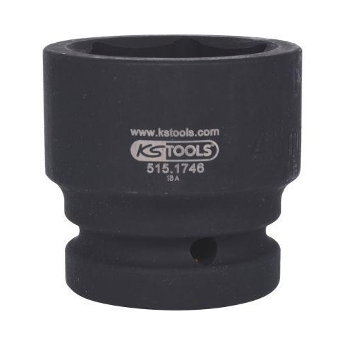 1 Zoll Sechskant-Kraft-Stecknuss, kurz, 46mm KS TOOLS 515.1746