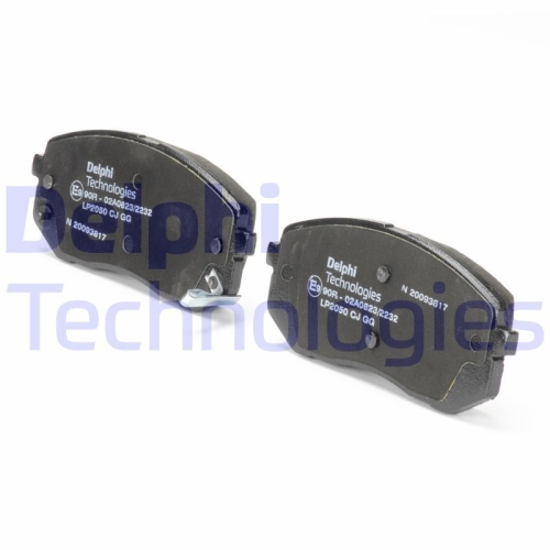 DELPHI Bremsbelagsatz, Scheibenbremse LP2050