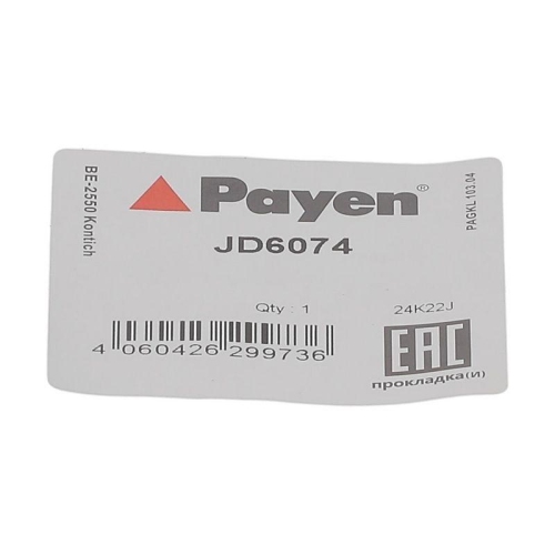 PAYEN Dichtung, Ansaugkr&uuml;mmergeh&auml;use JD6074