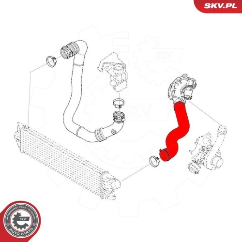 ESEN SKV Ladeluftschlauch 24SKV814