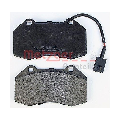 METZGER AUTOTEILE Bremsbelagsatz, Scheibenbremse
