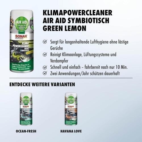 4x Klima Power Cleaner AirAid Klimaanlagenreiniger Duft 100ml SONAX 03234000