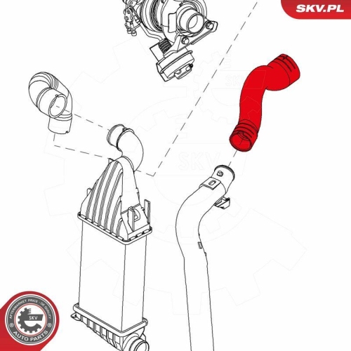 ESEN SKV Ladeluftschlauch 24SKV681
