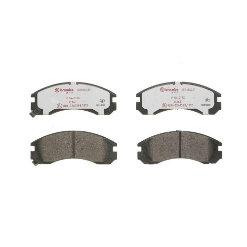 BREMBO Bremsbelagsatz, Scheibenbremse XTRA LINE P 54 017X