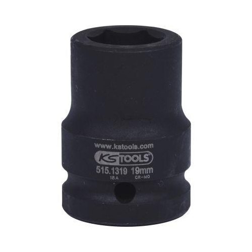 KS Tools 3/4" Sechskant-Kraft-Stecknuss, kurz 515.1319, 19mm