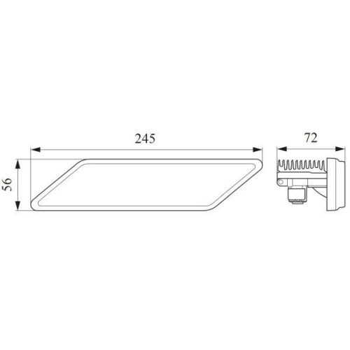 HELLA Arbeitsscheinwerfer MODULAR WORKLIGHT BASE STYLE 1GE 996 198-351