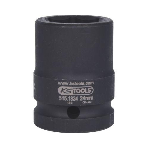 3/4 Zoll Sechskant-Kraft-Stecknuss, kurz, 24mm KS TOOLS 515.1324