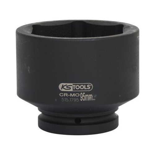 1 Zoll Sechskant-Kraft-Stecknuss, kurz, 95mm KS TOOLS 515.1795