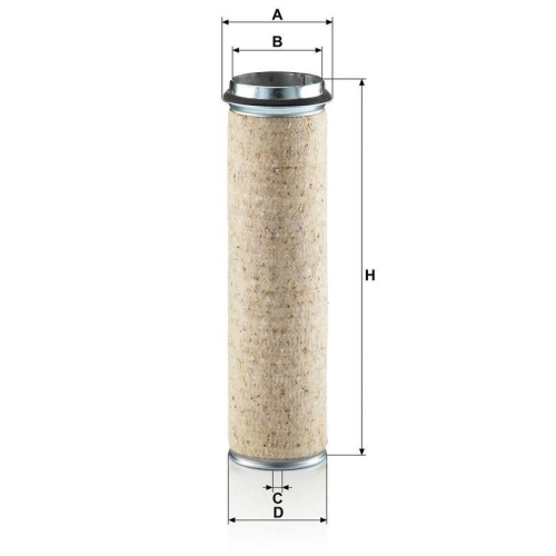 MANN-FILTER Sekund&auml;rluftfilter CF 1000