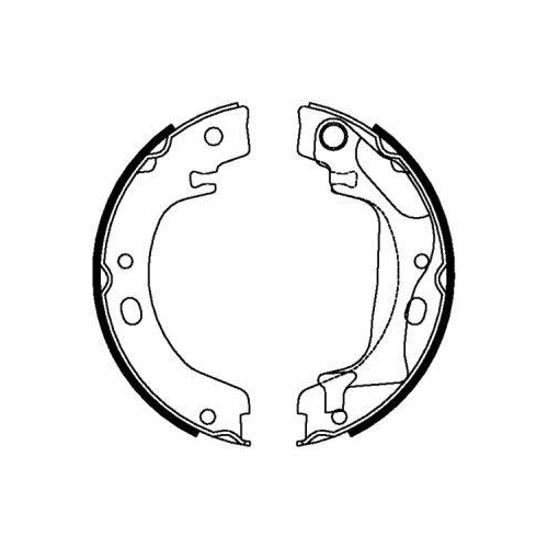 ABE Bremsbackensatz, Feststellbremse C02080ABE