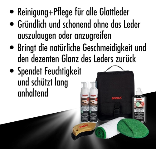 SONAX PremiumClass Leder Pflege Set, 750 ml 02819410