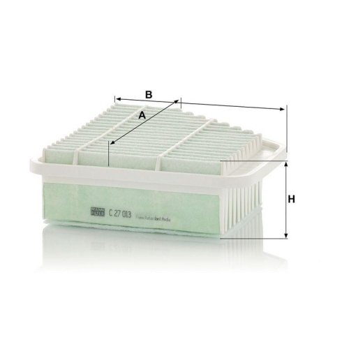 MANN-FILTER Luftfilter C 27 013