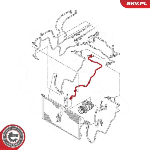 ESEN SKV Hochdruck-/Niederdruckleitung, Klimaanlage 43SKV581