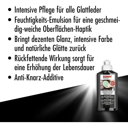 SONAX PremiumClass Leder Pflege Creme, 250 ml 02821410
