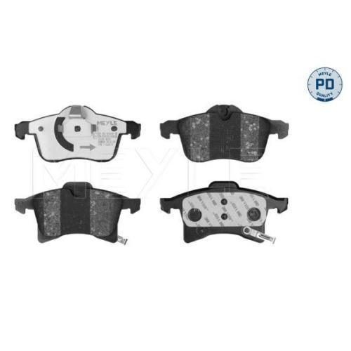 Bremsensatz Meyle Bremsbel&auml;ge + Bremsscheiben 025 283 3219/PD + 615 521 0012/PD