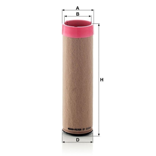 MANN-FILTER Sekund&auml;rluftfilter CF 1111/2