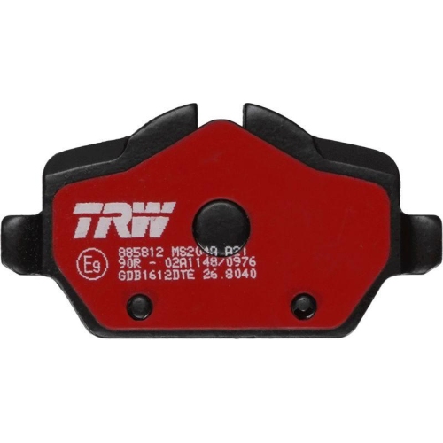 TRW Bremsbelagsatz, Scheibenbremse DTEC COTEC GDB1612DTE