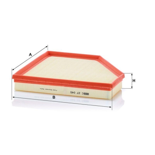 MANN-FILTER Luftfilter C 27 045