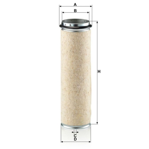MANN-FILTER Sekund&auml;rluftfilter CF 1200