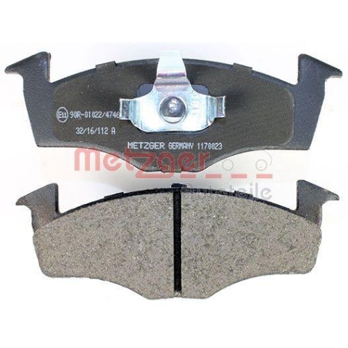 METZGER AUTOTEILE Bremsbelagsatz, Scheibenbremse 1170023