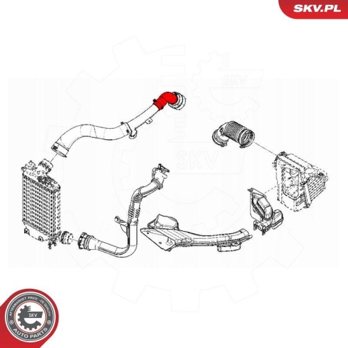 ESEN SKV Ladeluftschlauch 54SKV023