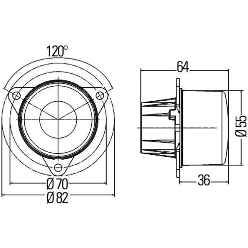 HELLA Blinkleuchte 2BA 011 172-401