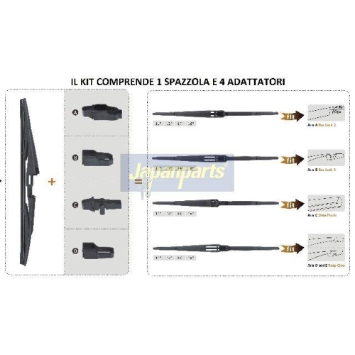 JAPANPARTS Wischblatt SS-X35R