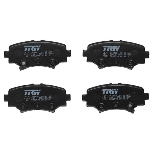 TRW Bremsbelagsatz, Scheibenbremse GDB3593