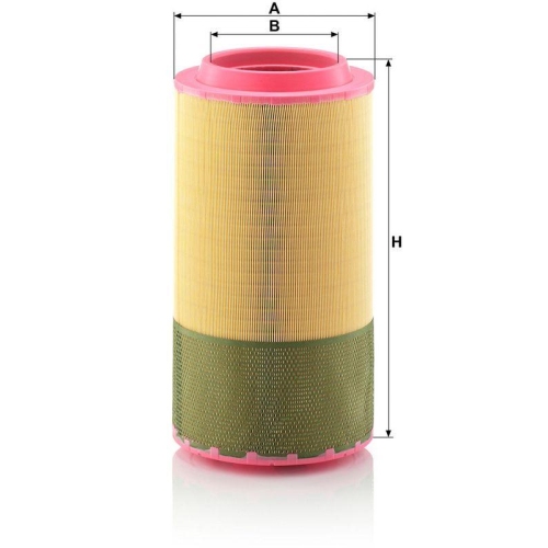 MANN-FILTER Luftfilter C 27 1250/1