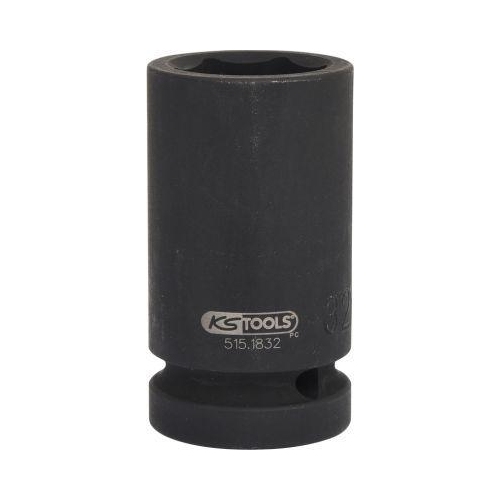 1 Zoll Sechskant-Kraft-Stecknuss, lang, 32mm KS TOOLS 515.1832
