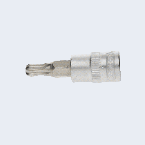 1/4 Zoll Bit-Stecknuss f&uuml;r Torx-Schrauben mit Kugelkopf, T30 KS TOOLS 911.3776