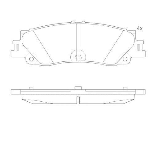 BREMBO Bremsbelagsatz, Scheibenbremse PRIME LINE P 83 192