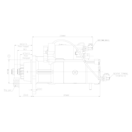 BOM-Prestolite Starter M90R3547SE