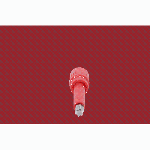 3/8 Zoll Isolierte Bit-Stecknuss Torx, T50, 122mm KS TOOLS 118.3828