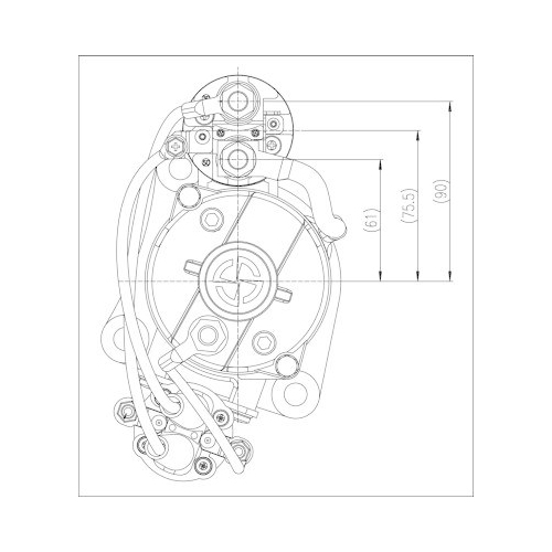 BOM-Prestolite Starter M90R3538SE