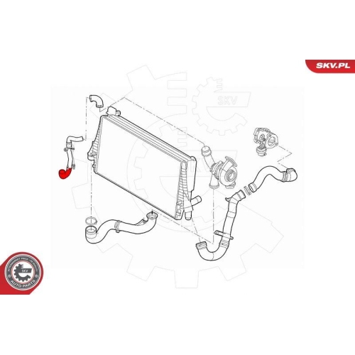 ESEN SKV Ladeluftschlauch 43SKV186