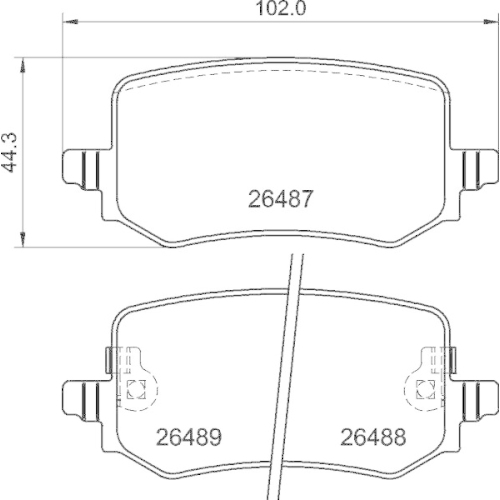 BREMBO Bremsbelagsatz, Scheibenbremse PRIME LINE P 30 139