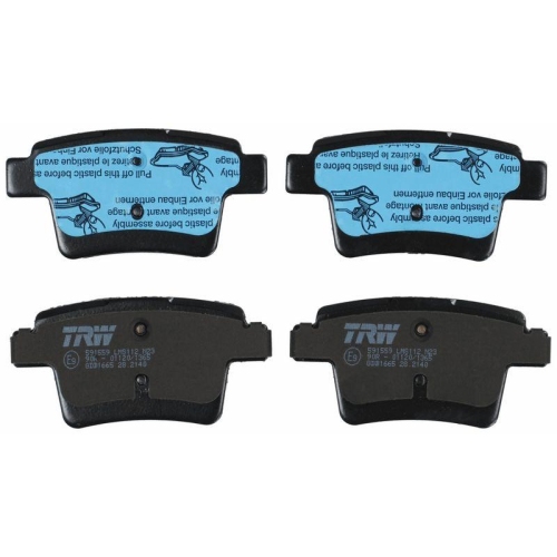 TRW Bremsbelagsatz, Scheibenbremse COTEC GDB1665