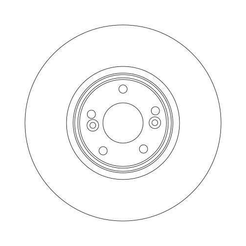 TRW Bremsscheibe TRW SINGLE DF4260S