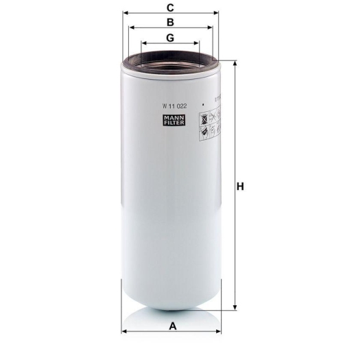 MANN-FILTER &Ouml;lfilter W 11 022