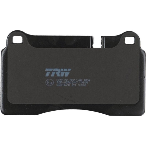 TRW Bremsbelagsatz, Scheibenbremse COTEC GDB1670