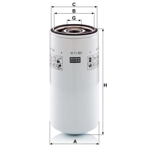 MANN-FILTER &Ouml;lfilter W 11 023