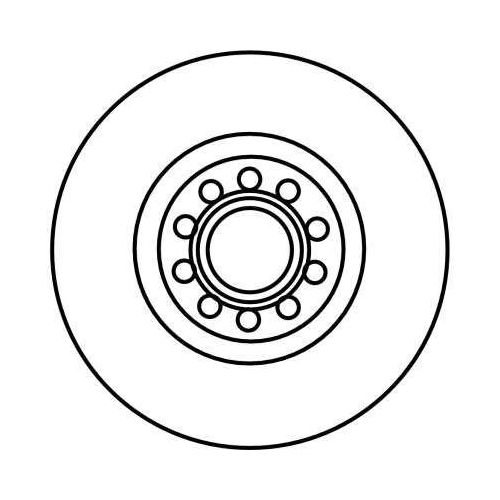 TRW Bremsscheibe TRW SINGLE DF4262S