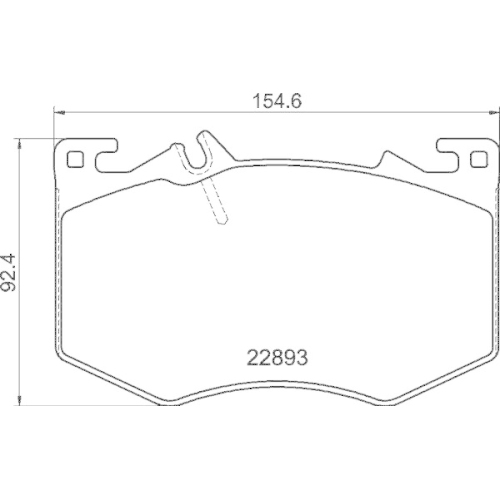 BREMBO Bremsbelagsatz, Scheibenbremse PRIME LINE P 50 166