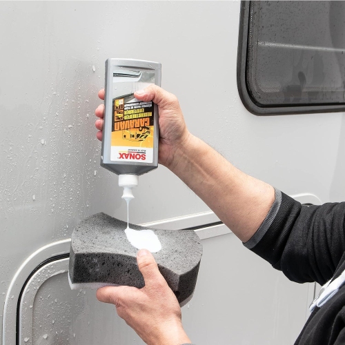 SONAX CARAVAN Regenstreifen Entferner 500ml Spezialreiniger Wohnmobil Wohnwagen