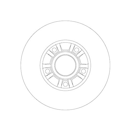 TRW Bremsscheibe TRW SINGLE DF4273BS