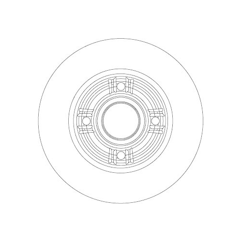 TRW Bremsscheibe TRW SINGLE DF4274S
